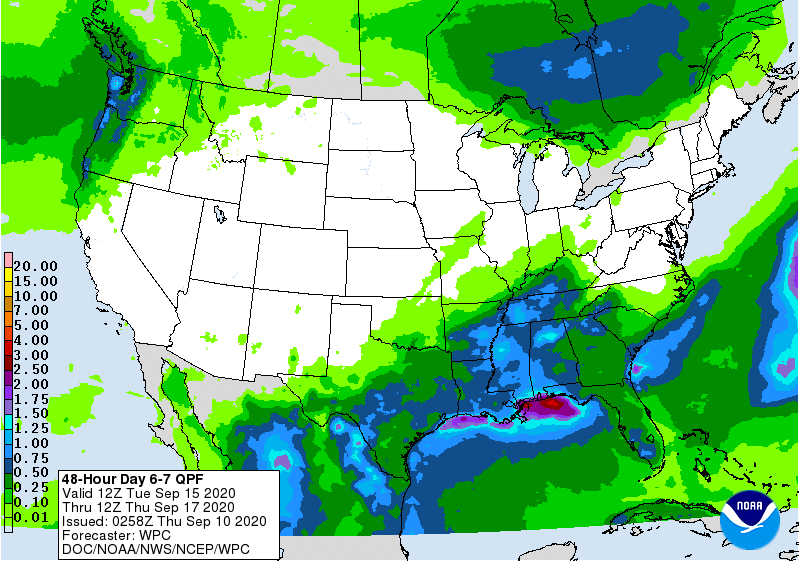 48 Hour Day 6-7 QPF